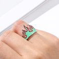 thumbnail image 4 of unbranded 2Ud Anillo Abierto De Llama Decorativo Ajustable Multi Color Para Uso Diario, 4 of 8