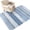 Blue,White, variant on Entryway Rug 2'x3', Teal Beige Wood Kitchen Runner Rugs Non-Slip Carpet Mats, Farmhouse Rustic Vintage Wooden Grain Bedside Rugs Runners Washable Floor Carpet for Bathroom Laundry Room