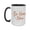 Black, variant on "Be Here Now" 15oz Mindful Ceramic Mug - Calming & Practical Drinkware for Home & Office