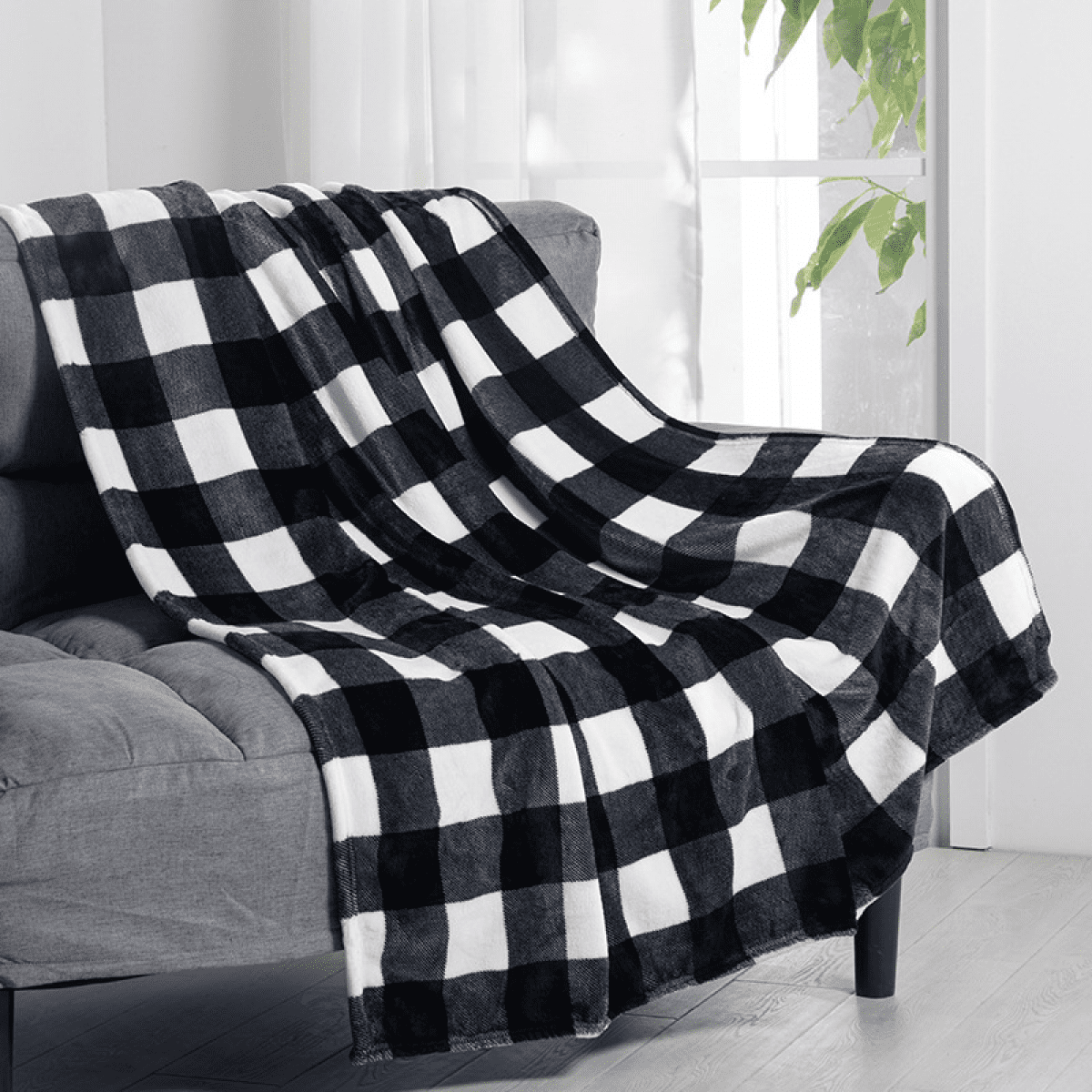 Couvertures Et Plaids Noir 200X230Cm Couverture En Flanelle, Couverture