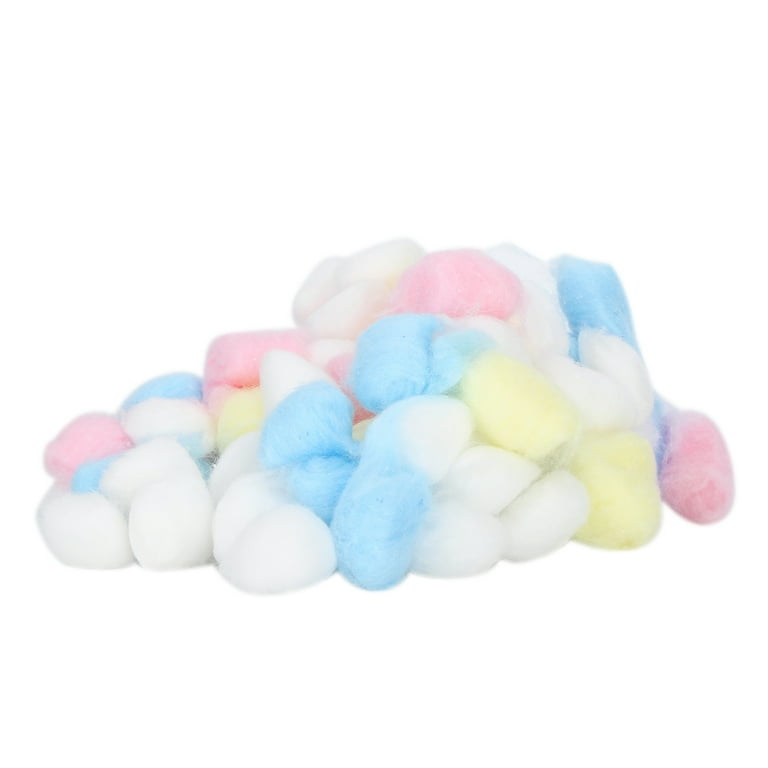 Zerodis Hamster Warm Bedding,Hamster Cotton Balls,Hamster Cotton Balls  Filler Colorful Natural Cotton Warm Bedding for Small Animals House 
