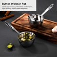 thumbnail image 4 of Mini Saucepan with Flat Induction Base, Stainless Steel Butter Warmer Pot for Milk and Coffee, 4 of 5