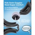 thumbnail image 4 of Gafas de natación Aegend para niños, antivaho, antirayos UV, para piscinas de 3 a 14 años, paquete de 2, 4 of 7