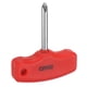 thumbnail image 1 of Destornillador Phillips T-handle PH2 Uxcell #2 Stubby Magnético, Destornilladores de bolsillo CR-V, Rojo, 1 of 7