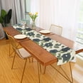 thumbnail image 2 of Yayeee Table Runner 70 inches Long Home Kitchen Dinning Party Decoration, Navy Flower, 2 of 7