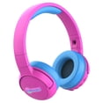 thumbnail image 1 of Auriculares inalámbricos Contixo Kid Safe 85dB plegables rosa y azul, 1 of 3