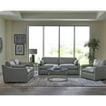 Grayson Sloped Arm Upholstered Sofa Grey