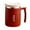 🔥 Red_Hot#5431, variant on Insulated Coffee Mug With Handle | Double Layer Stainless Steel 500ml Travel Tumbler Lid Spoon Storage | Office & Outdoor Portable White/Red Durable Heat Retention Cup