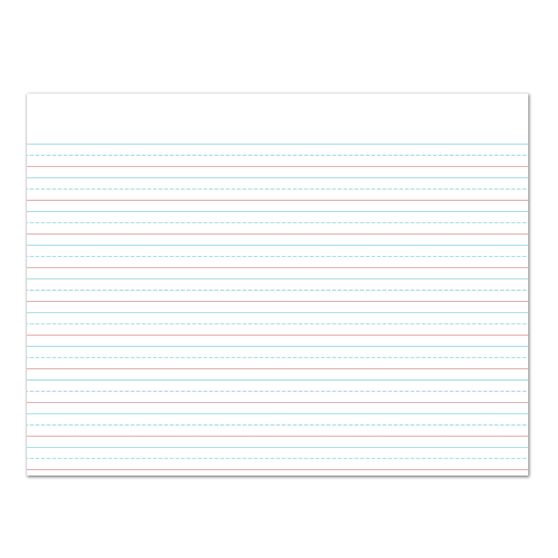 C-Line Letters & Learn Handwriting Tablet, 40 Sheets, 11" x 8-1/2", Pack of 6