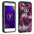 thumbnail image 3 of Apple iPhone SE 2020/iPhone 8/iPhone 7 Case Cover, Slim Hybrid Dual Layer Shock Resistant Case - Flower Hearts, 3 of 3