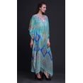 thumbnail image 3 of Phagun Caftan Damassé pour Femmes, Tenue d'Intérieur de Vacances, Robe Maxi, Couvre-Maillot de Plage-S-M-L, 3 of 4