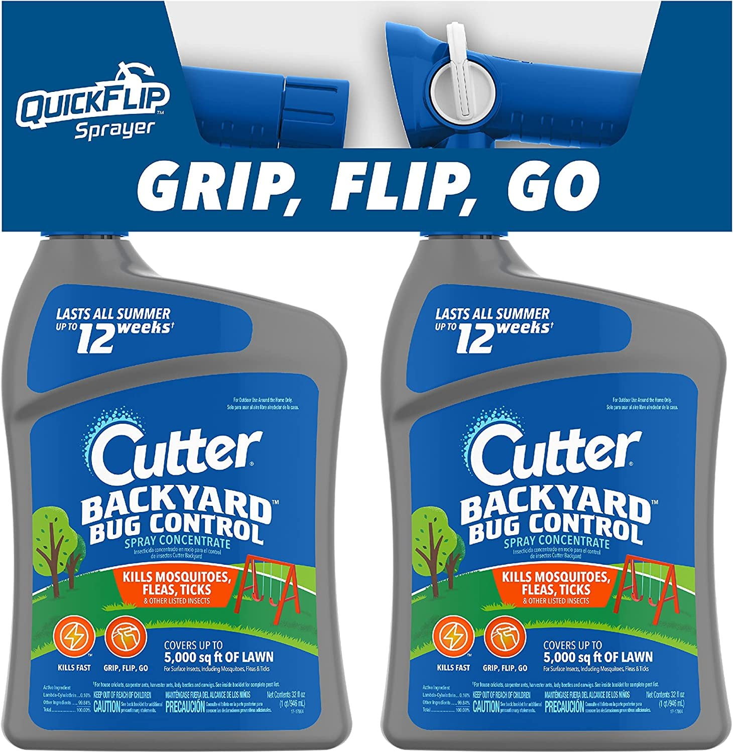Cutter Backyard Bug Control Spray Concentrate 2 Pack, Kills Mosquitoes ... - 6af5DfD4 B976 4c59 9f98 846f429D67a2.545094ff4ce9886c0470Db0859505e73