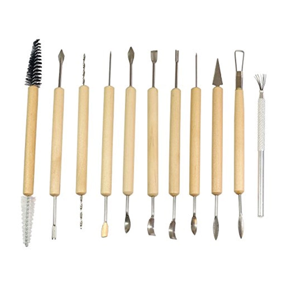 11PC Sculpting Tools Set Wax Carvers Stainless Steel Carving Wood Clay —  AllTopBargains