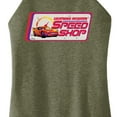 thumbnail image 3 of Disney Cars - Lightning McQueen Speed Shop - Juniors High Neck Tank Top, 3 of 5