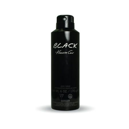Kenneth Cole Black Deodorant Spray for Men, 6 Oz