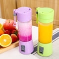 thumbnail image 4 of Exprimidor eléctrico multifuncional Mini portátil USB recargable hogar jugo hacer taza regalo 380ml Vogacara JJ25867-02B, 4 of 7