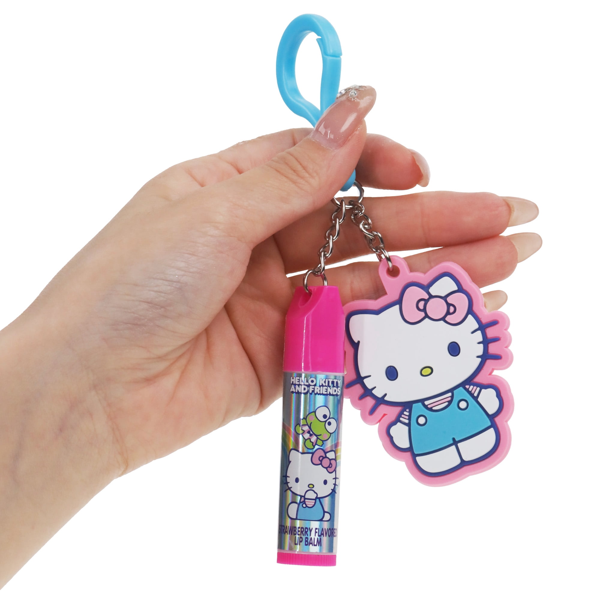 Hello Kitty and Friends Cosmetic Gift Bag, Lip, Nail, and Hair Accessories, Kids Ages 3+