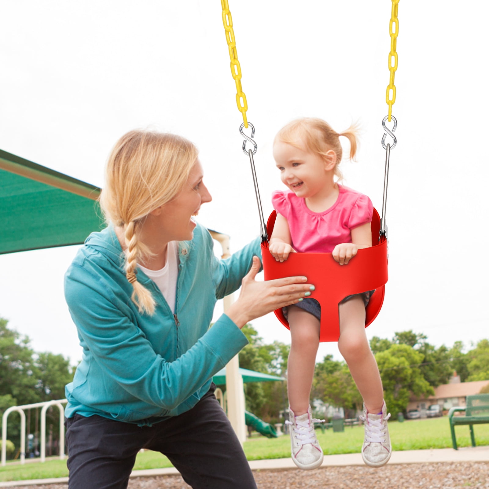Ktaxon, High Bucket Swing for Toddler, 12.59