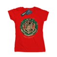 thumbnail image 1 of Harry Potter Womens Christmas Wreath Cotton T-Shirt, 1 of 5