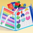 thumbnail image 5 of Juego de Actividades de Mosaicos de Fracciones Magnéticas y Círculos de Fracciones, Demostrador de Disco de Puntuación Magnético, Educativo de Fracciones, 5 of 5
