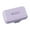 B, variant on Hgallory Weekly Pill Organizer Portable Travel Pill Organizers 7 Compartments, 7-Day Medicine Cases Medicine Boxes Daily Vitamin Planners Compact Container, 1 Pack, Purple, 4.3"x2.8"x1.4"