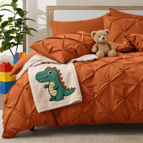 2pcs Comforter Set | Luxury Soft Fluffy Ruffled Bedding Set |Bedspread & Coverlet Sets 1 Comforter   1/2 Pillowcases