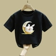 thumbnail image 5 of hengsof Graphic T Shirts for Kids Crew Neck Funny Animal Print Short Sleeve Girls Tshirts Basics Cotton Top 2-13 Years, 5 of 6