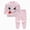 H01-Pink, variant on TOWED22 Toddler Baby Boy Fall Winter Clothes Long Sleeve Letter Print Camo Sweatshirt Pant Set 2PCS Cute Outfits 0-6T Size:3-6 M,Color:Light Pink