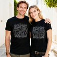 thumbnail image 5 of Respect The Locals Retro Great White Shark Vintage Ocean Graphic T-Shirt, Nautical Marine Wildlife Unisex Casual Distressed Tee Shirt, 5 of 6