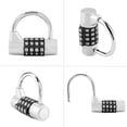 thumbnail image 5 of LYUMO 4 Dial Digit Code Combination Padlock Travel Suitcase Gym Locker Security Password Lock,Password Lock, Door Password Lock, 5 of 8