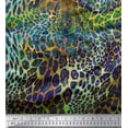 thumbnail image 3 of Soimoi Cotton Duck Fabric Leopard Panel Print Fabric by The Yard 42 Inch Wide, 3 of 3