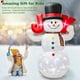 thumbnail image 2 of Muñeco de nieve inflable navideño HIGSEEU de 2,4 m con luces giratorias, 2 of 9