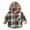 Coffee*, variant on Children Boys Coat Long Sleeve Casual Plaid Print Gentleman Hooded Tops Comfortable Indoor Outdoor Activities Casual Vacation Jacket