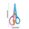 thumbnail image 5 of SnowVibe Quality Scissors for Paper Cutting Plastic Children's Toddler Safety Scissors for Arts & Crafts & School Projects, 5 of 5