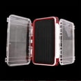 thumbnail image 4 of Youkk Boîte de Pêche Boîte de Rangement Appâts Leurre Compartiments Étanches Double Face Hameçon Fournitures Grilles Portables Capacité Translucide Rouge, 4 of 6