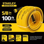 Stanley Garden BDS6652 Stanley Fatmax 5/8 x 100 Garden Hose, 100-ft, Yellow