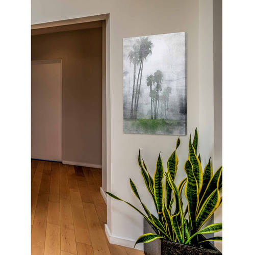 "A Foggy Morning" Painting Print on Wrapped Canvas