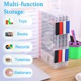 thumbnail image 6 of SAYEEC Clear File Portable Project Case, A4 Size Plastic File Storage Box, Portable Document Paper Organizer Case for Office and Home, Blue, 6 of 8