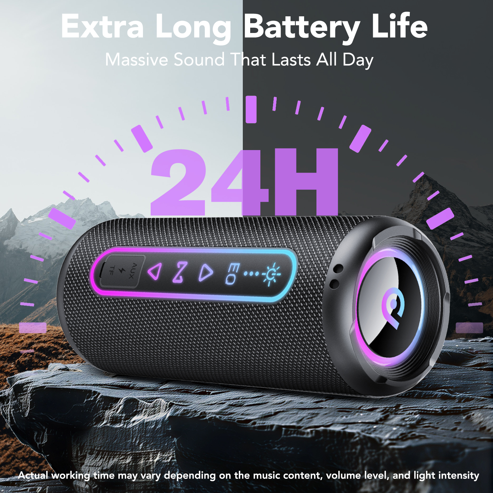 Cascho Portable Bluetooth Speaker, IPX7 Waterproof, 30W, 24H photo 3