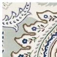 thumbnail image 2 of SAFAVIEH Bella Meriel Floral Paisley Wool Area Rug, Ivory/Blue, 5' x 8', 2 of 4