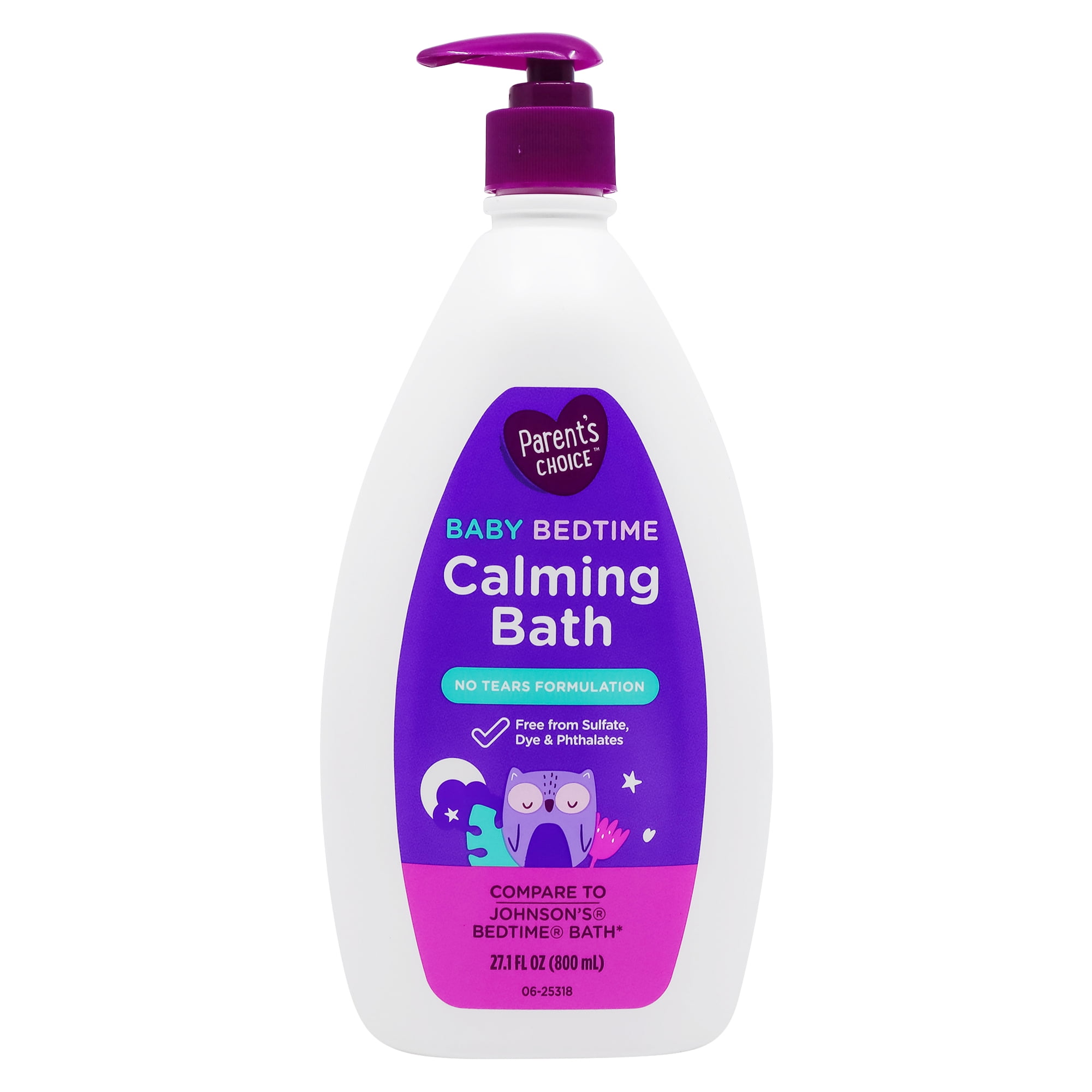 Parent's Choice Baby Bedtime Calming Bath, 27.1 oz