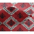 thumbnail image 4 of oneOone Viscose Chiffon Fabric Argyle Ikat Print Sewing Fabric BTY 42 Inch Wide, 4 of 4