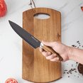 thumbnail image 5 of 5-Piece Knife Set with Block,Wood Grain Handle,Stainless Steel kitchen Knivese, 5 of 7
