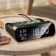 thumbnail image 5 of Estación de carga inalámbrica cuatro en uno 15W | Reloj despertador de carga rápida con pantalla digital y sensor de temperatura interior | Base de carga para múltiples dispositivos: teléfonos, 5 of 6