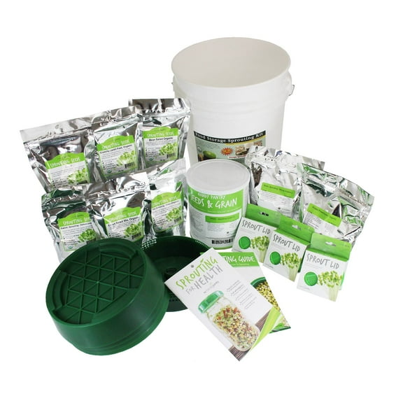 Handy Pantry Food Storage Sprouting Kit - Certified Organic - Add Growing Sprouts To Your Emergency Preparedness Supplies