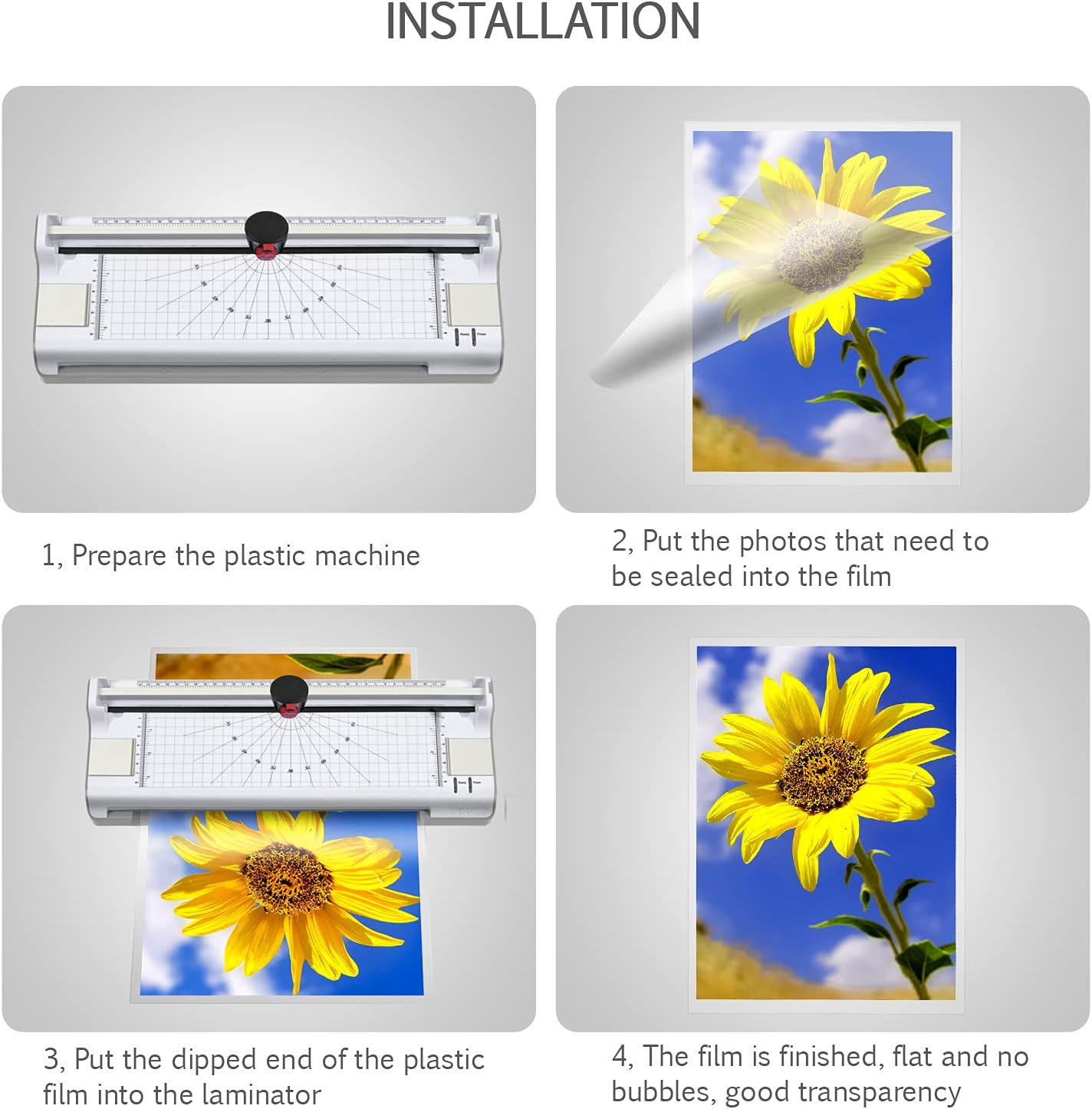 Laminator 11x17 inches, 13 inches wide thermal and cold 2-roll laminator
