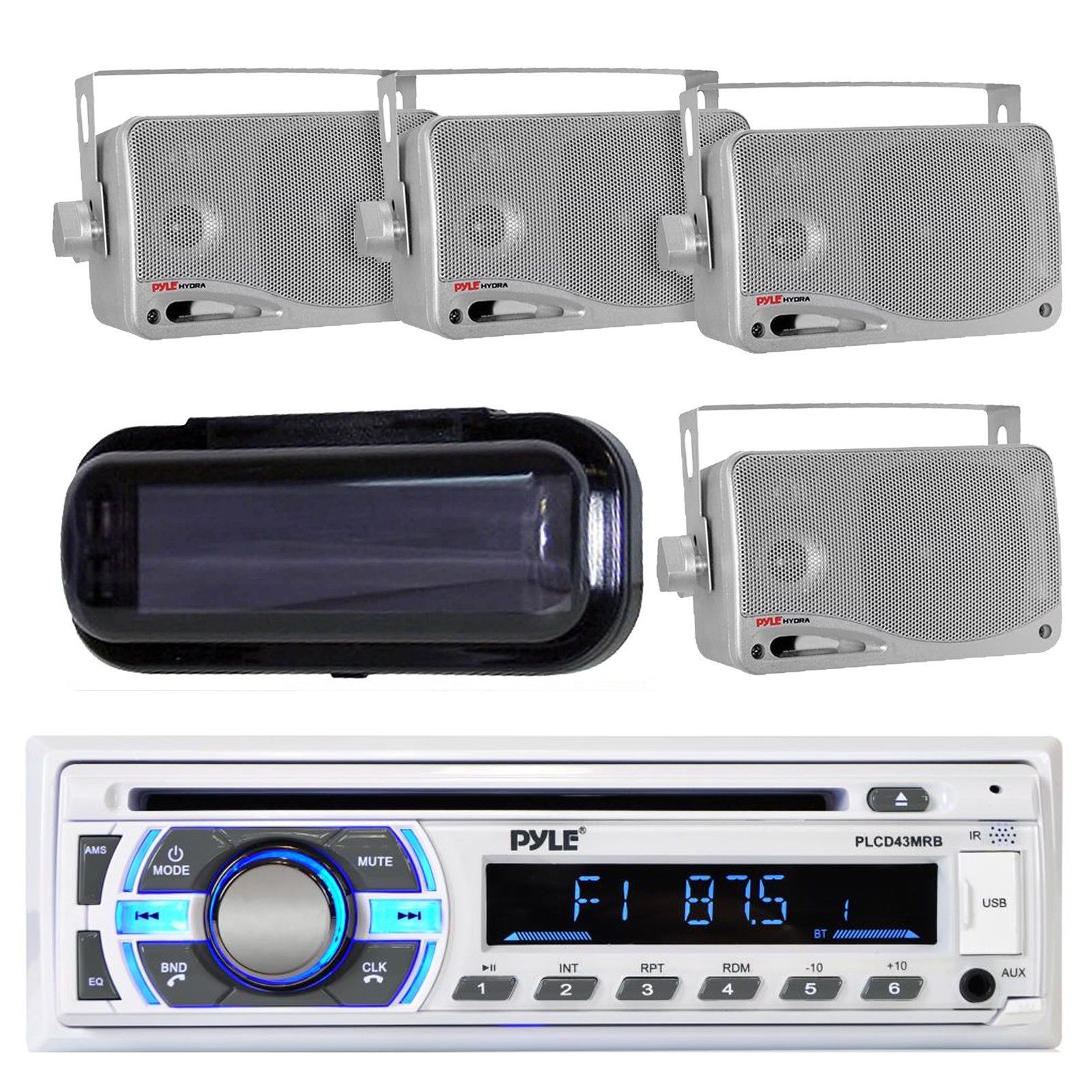 marine bluetooth radio and speakers