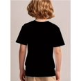thumbnail image 2 of Teen Celebration of Back-to-School 100 T-Shirt - Fun "Brother, Today is My First of School" Design with Color Pencils and Stars, Soft Breathable Comfortable Short Sleeve Tee, 2 of 5