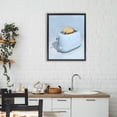 thumbnail image 3 of Stupell Industries Eclectic Golden Disco Toaster Over Black Floating Frame Canvas Art, 17 x 21, by LISH Creative, 3 of 8