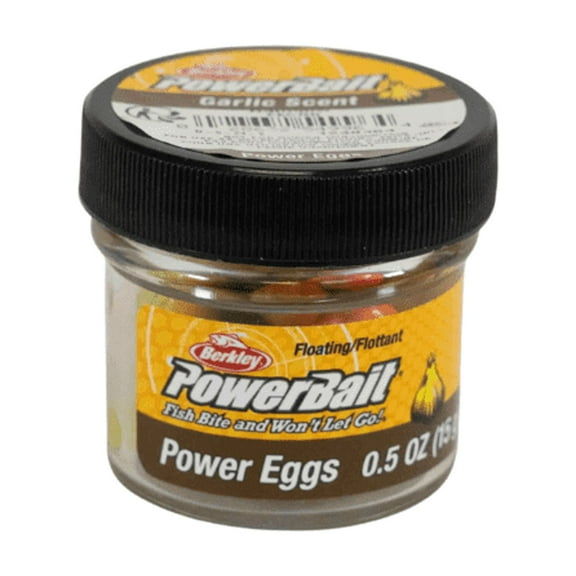 Berkley PowerBait Power Eggs Floating Magnum Fishing Bait, Garlic Rainbow